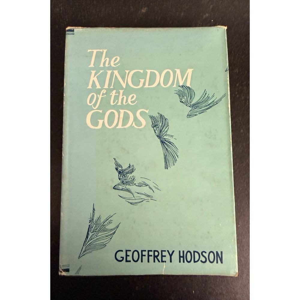 The Kingdom of the Gods Geoffrey Hodson‎ 1980 HC DJ Theosophy Occult Kabbalah